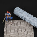 RPG Terrain Texture Roller - Exquisite Board Game Accessory Perfect for DND D&D 28mm Miniature with 16 Unique Styles S412F Stone Texture
