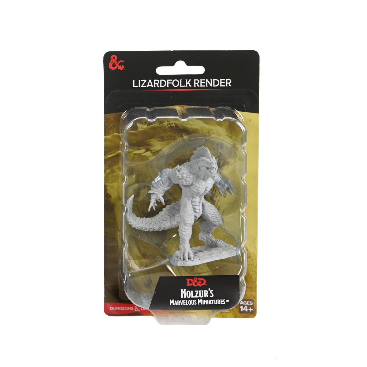 D&D Nolzurs Marvelous Miniatures: Lizardfolk Render | WizKids Unpainted Dungeons and Dragons Miniatures