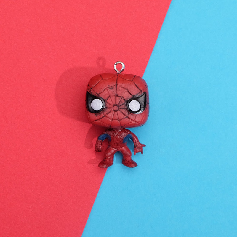 Creative Marvel Q-Version Hero Figurines DIY Decor