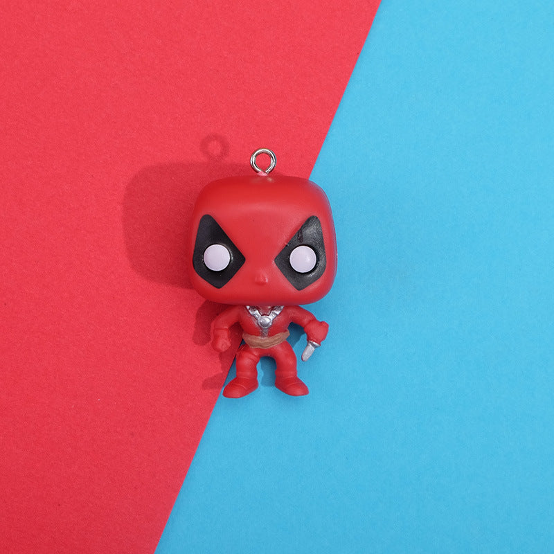 Creative Marvel Q-Version Hero Figurines DIY Decor
