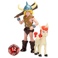 Dungeons & Dragons Cartoon Classics 6-Inch-Scale Bobby & Uni 2-Pack Action Figures D&D 80s Cartoon Includes d12 from Exclusive D&D Dice Set
